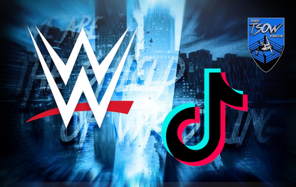 WWE: ingaggia anche tramite Tik Tok