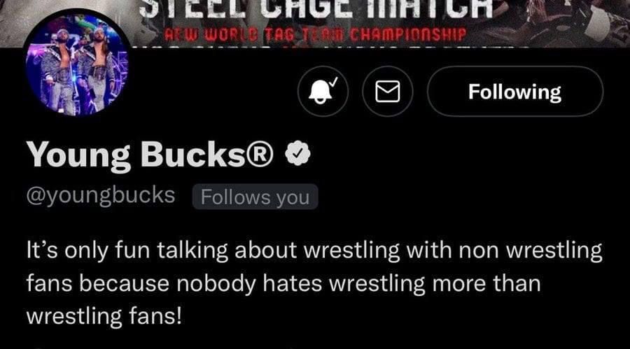 Young Bucks: la nuova bio è una critica ai fan del wrestling