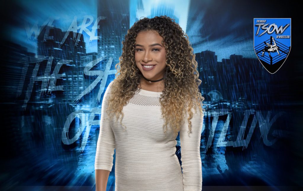 JoJo Offerman è stata la ring announcer di AEW Collision