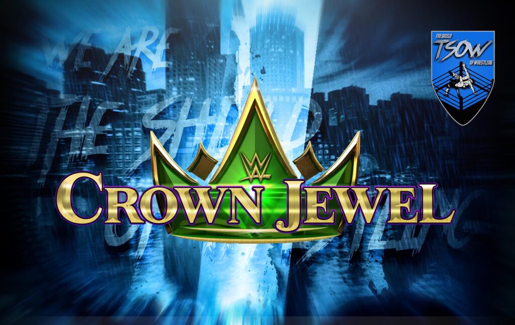 Crown Jewel, un cameraman inciampa e cade durante un match
