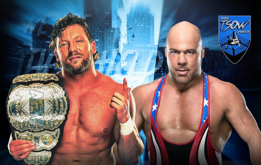 Kenny Omega e Kurt Angle: scambio di reciproco rispetto