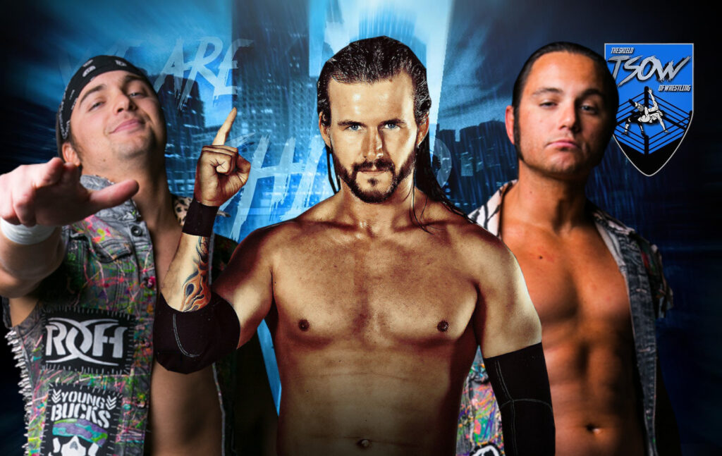 Adam Cole vs Young Bucks: il match parodia di BTE 300