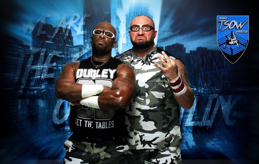 I Dudley Boyz commentano la 3-D degli Usos