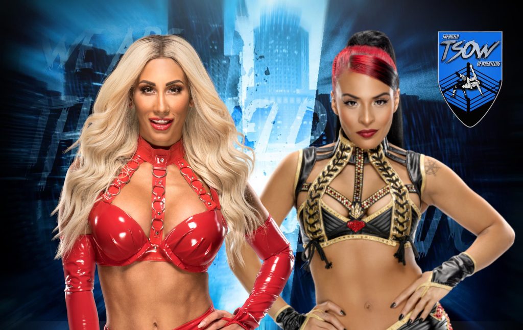 Queen Zelina & Carmella hanno sconfitto Rhea Ripley & Nikki ASH a RAW