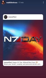 Karrion Kross celebra l'N7 Day sui social