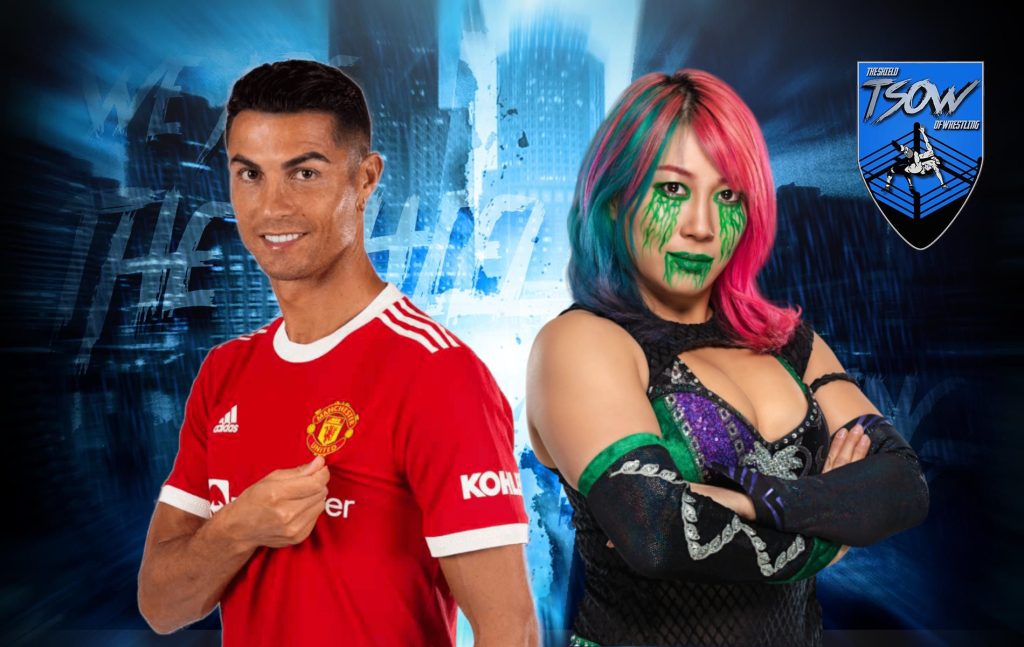 Asuka: pubblicato un fotomontaggio con Cristiano Ronaldo