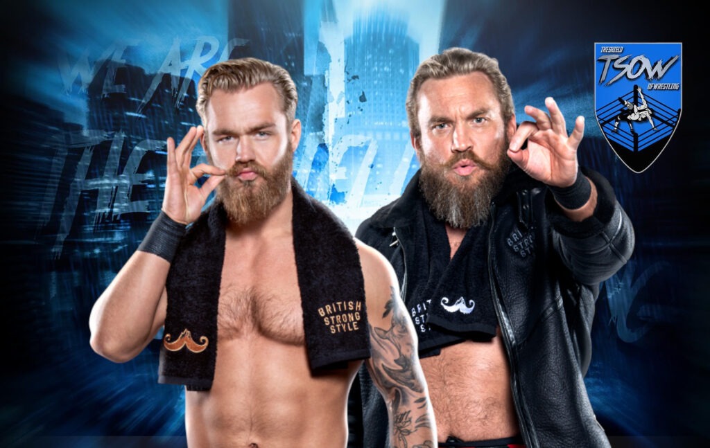 Trent Seven attacca Tyler Bate: implodono i Moustache Mountain!