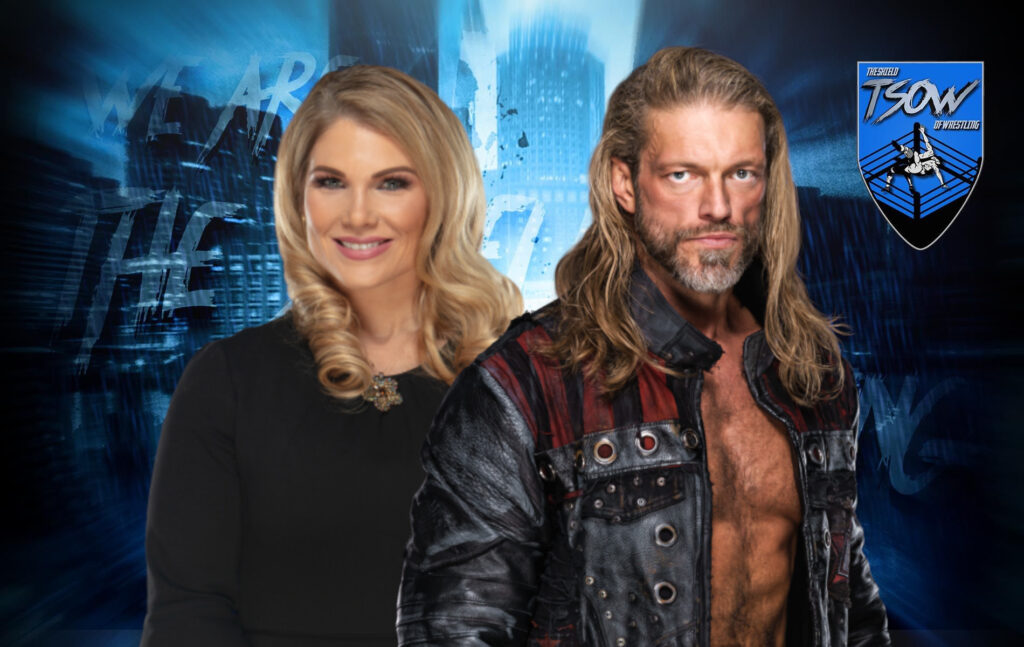 Beth Phoenix salva Edge durante la Royal Rumble maschile