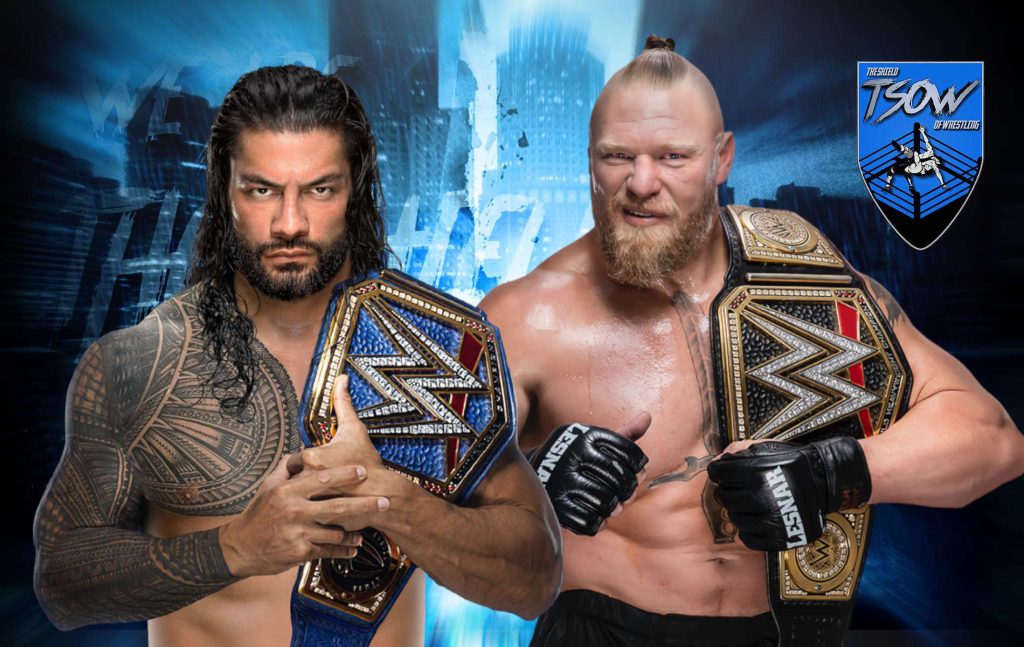 Roman Reigns vs Brock Lesnar: sarà unificazione a WM 38