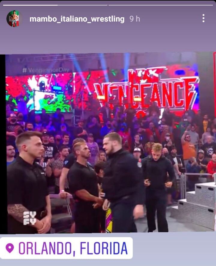 Mambo Italiano appare a NXT Vengeance Day 2022
