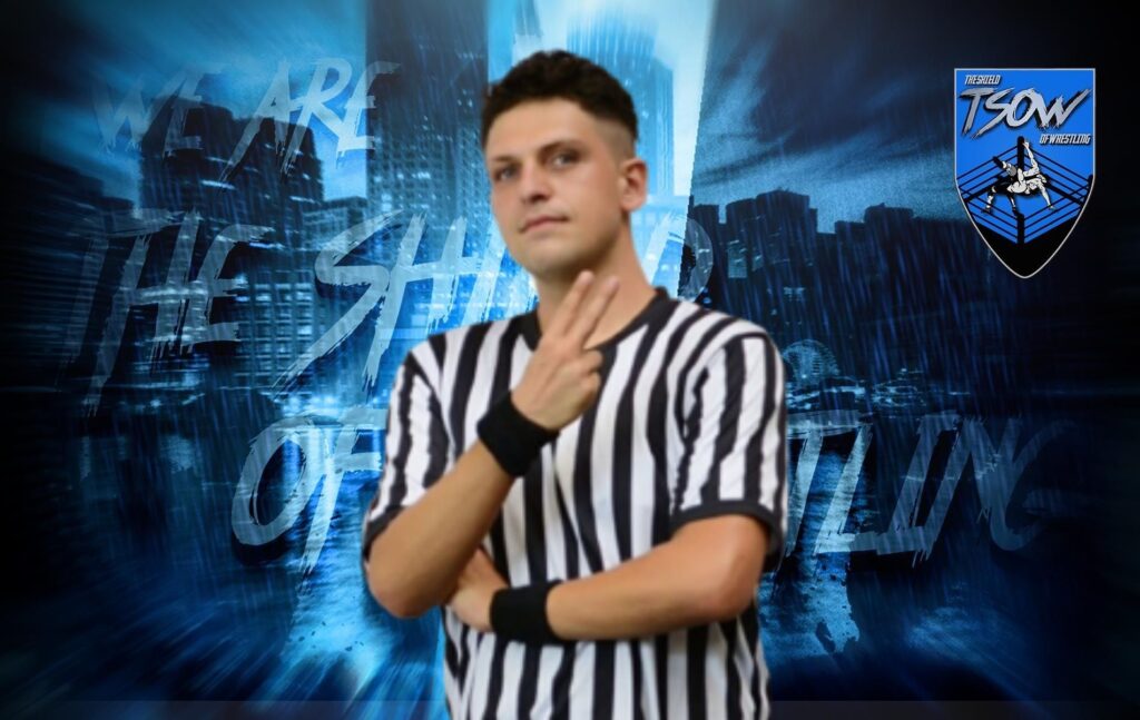 Jhonny Puttini arbitra in un evento della NJPW in Australia