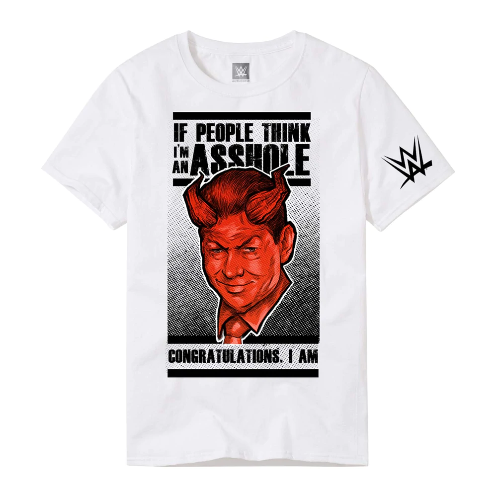 Vince McMahon: l’epica maglietta in suo onore su WWE Shop