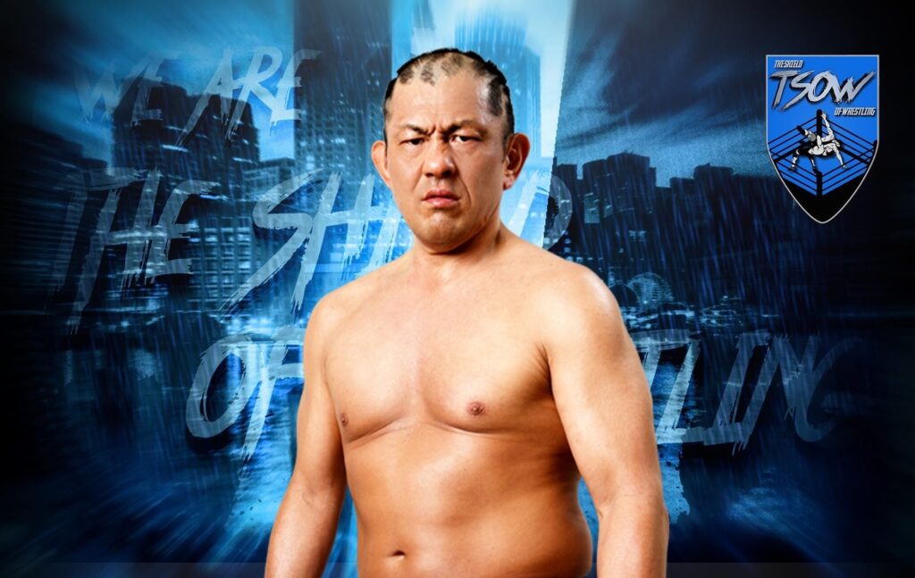 Minoru Suzuki minaccia Samoa Joe prima di AEW Dynamite