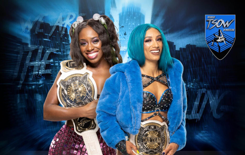 Sasha Banks e Naomi rimosse dai Live Event WWE