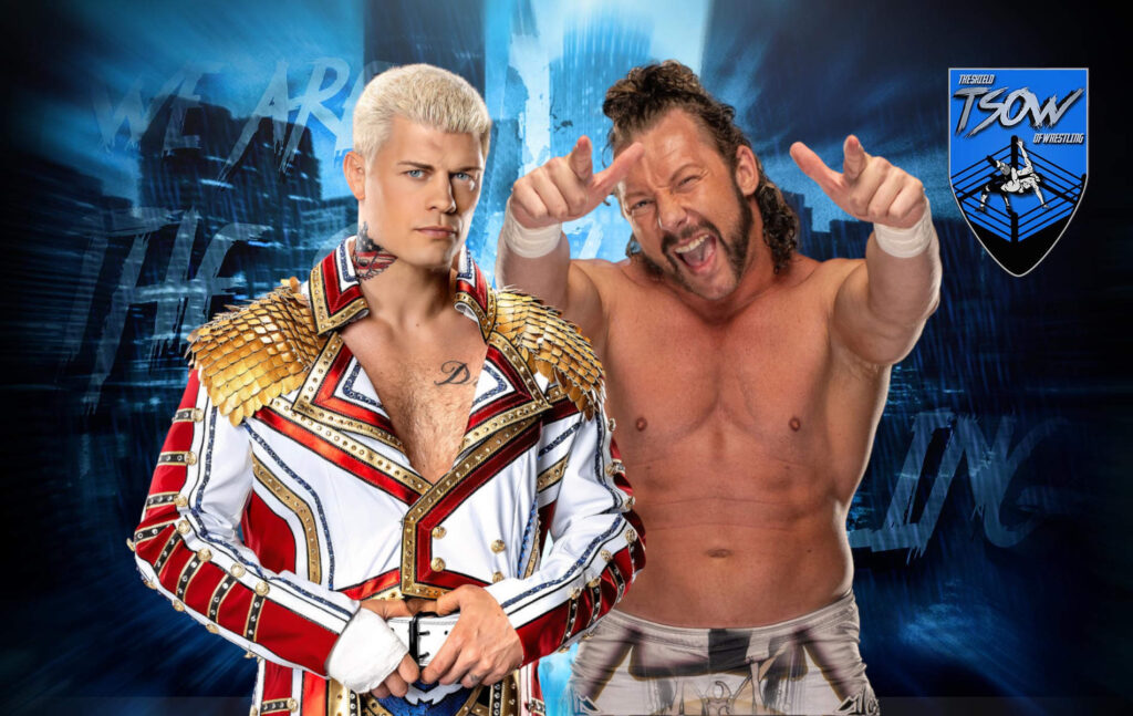 Cody Rhodes e Kenny Omega su AEW Double or Nothing