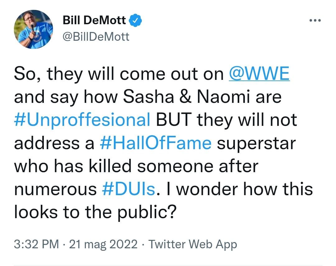 Bill DeMott accusa la WWE citando il caso Sunny