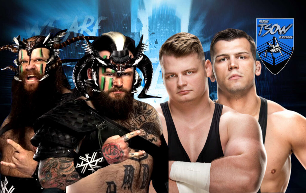 Viking Raiders hanno sconfitto Creed Brothers ad NXT 2.0