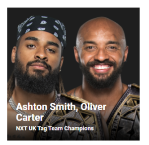 Cinture sbagliate per Ashton Smith e Oliver Carter! (Foto: WWE)