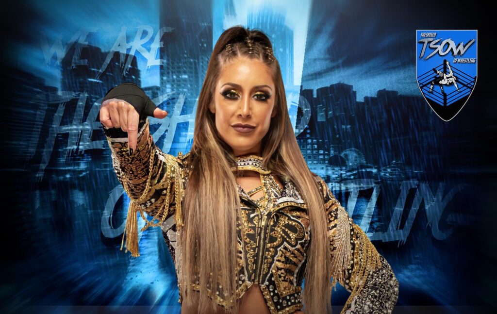 Britt Baker attacca Chris Jericho a Double or Nothing