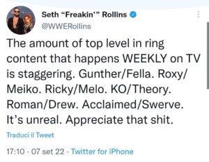 Seth Rollins elogia Swerve in Our Glory vs The Acclaimed