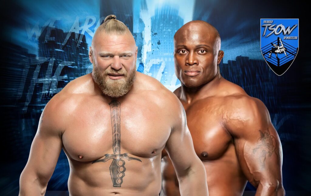 Bobby Lashley furioso dopo la sconfitta contro Brock Lesnar