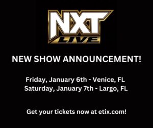 NXT: annunciati due Live Event per Gennaio 2023 WWE