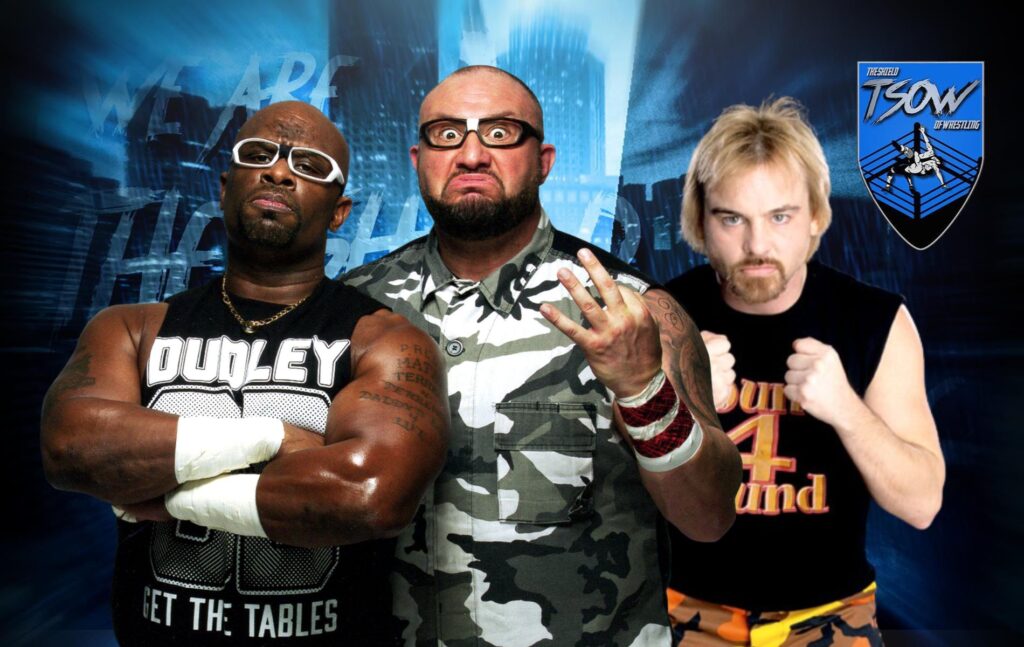 Dudley Boyz: reunion di Bubba Ray, D-Von e Spike