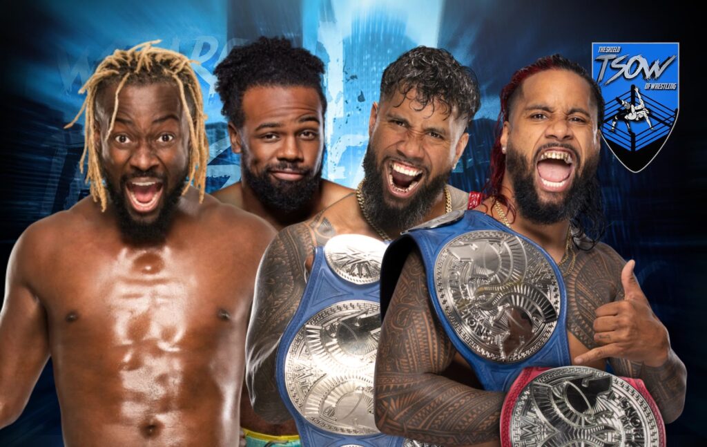 Usos: titoli Tag Team difesi contro il New Day a SmackDown