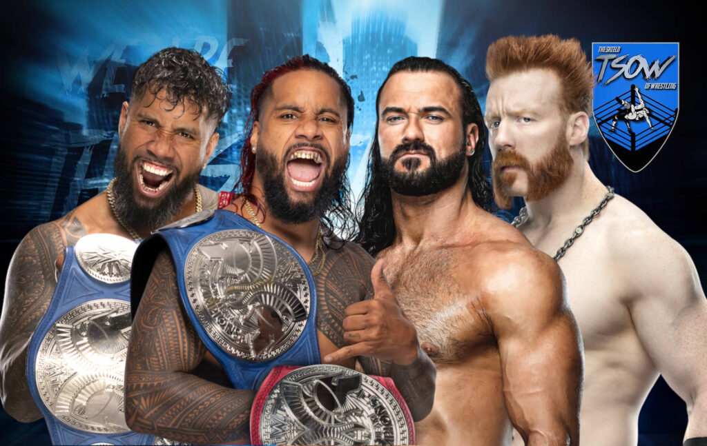 Drew McIntyre e Sheamus hanno battuto gli Usos a SmackDown