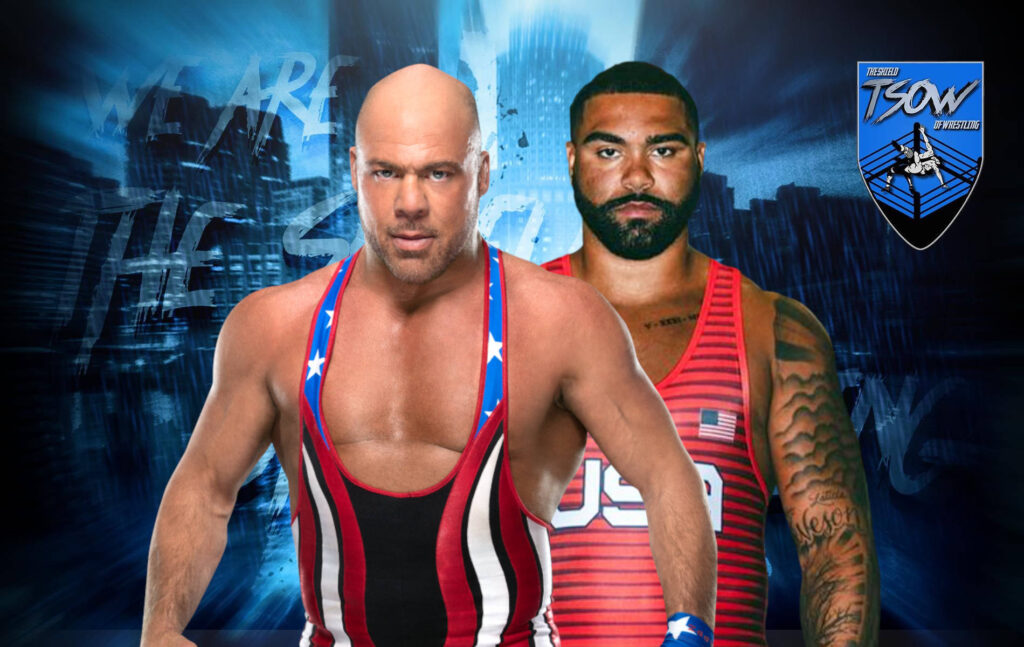 Gable Steveson ha accompagnato Kurt Angle a SmackDown