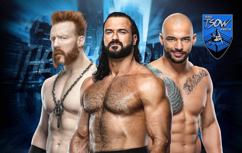 Drew McIntyre, Sheamus e Ricochet vincono a WWE Troops 2022
