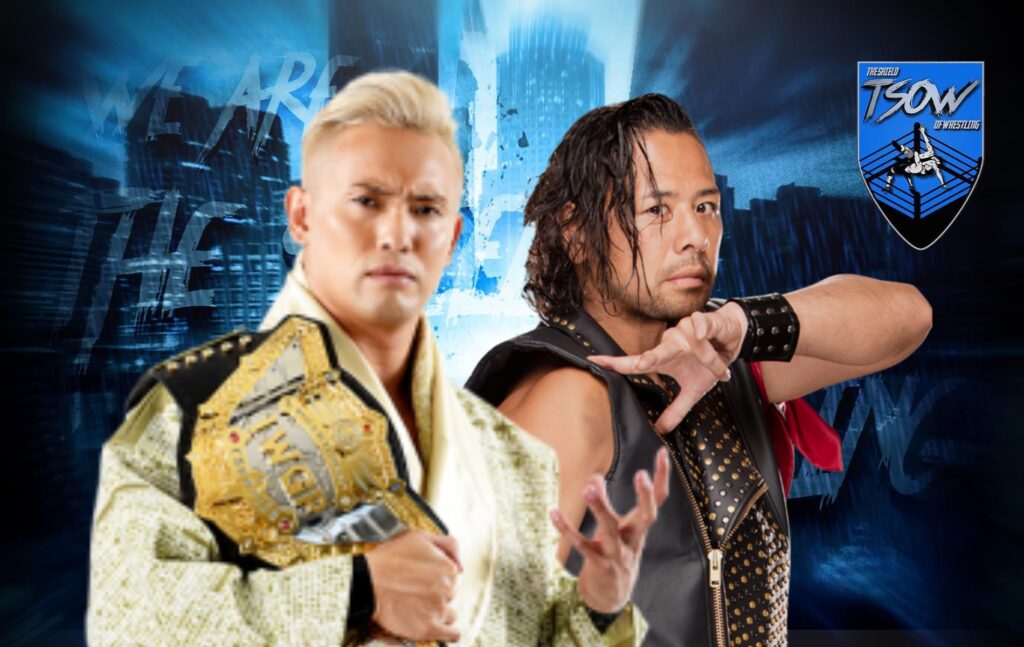 Kazuchika Okada e Shinsuke Nakamura: foto insieme sui social