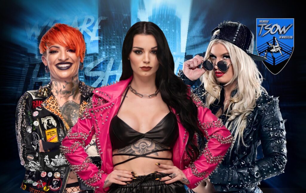 Saraya, Toni Storm e Ruby Soho si chiameranno le Outcasts