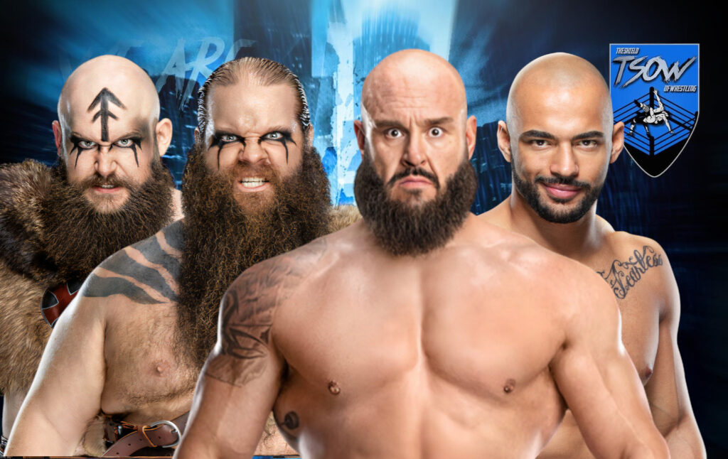 Braun Strowman e Ricochet hanno sconfitto Viking Raiders