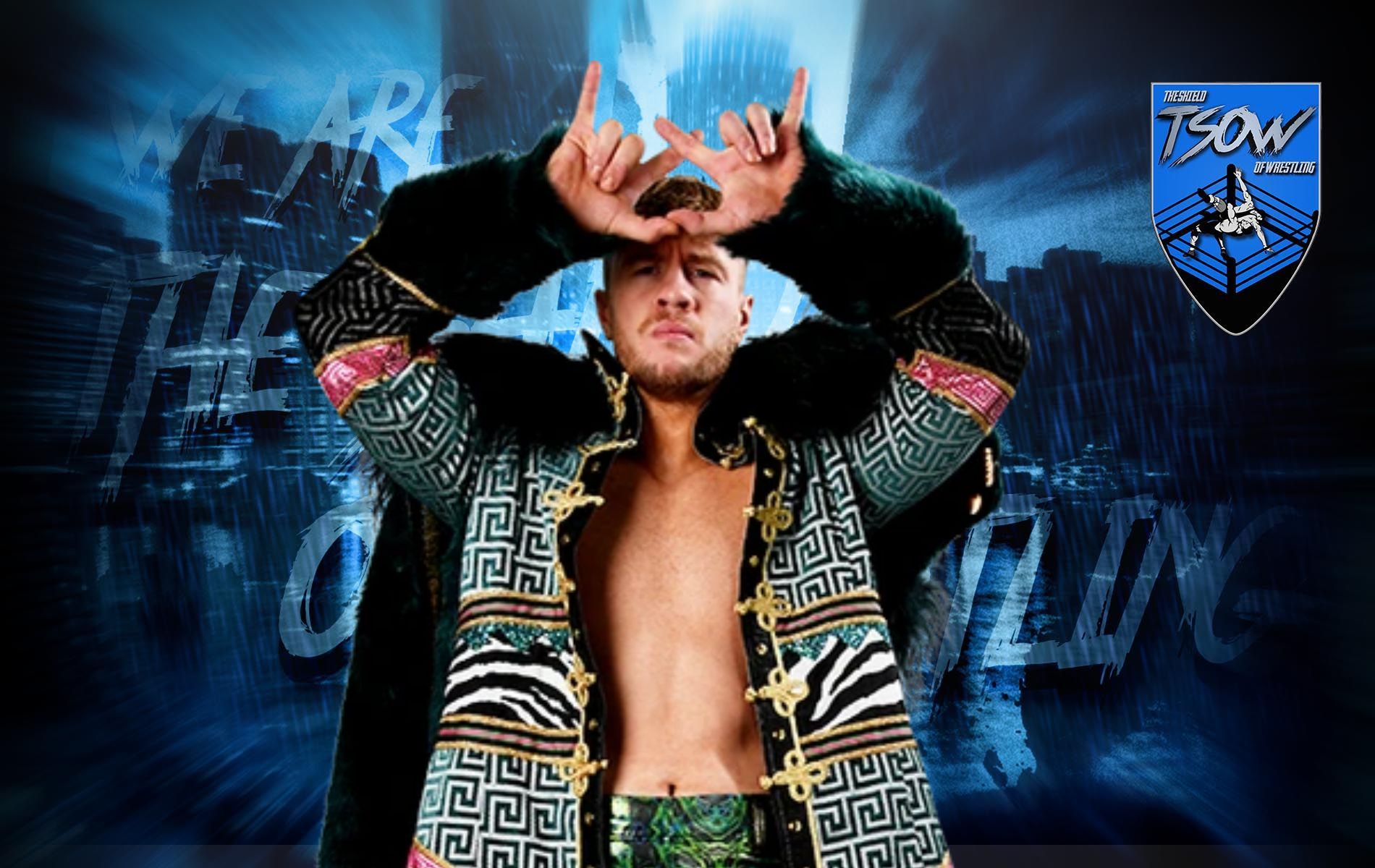 Will Ospreay Signed Shikishi Art Board BAS COA New Japan Pro