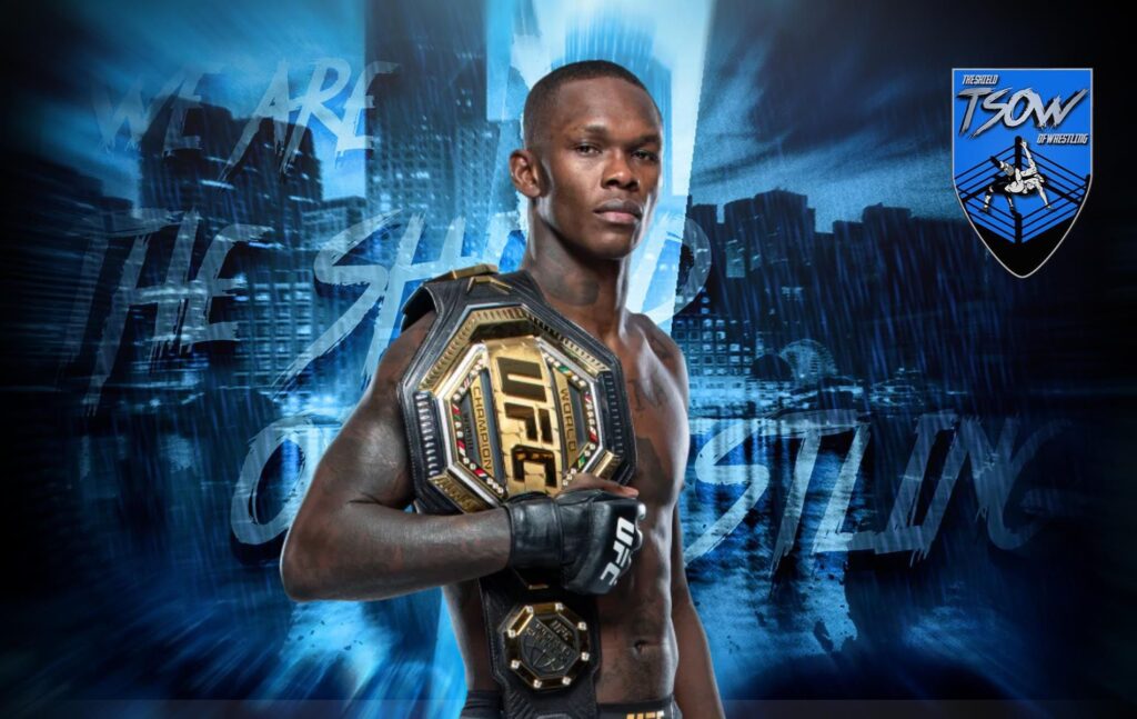 Israel Adesanya rende omaggio a Triple H durante UFC 287