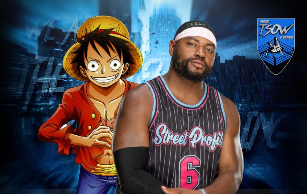 Angelo Dawkins ha omaggiato One Piece a WM 39