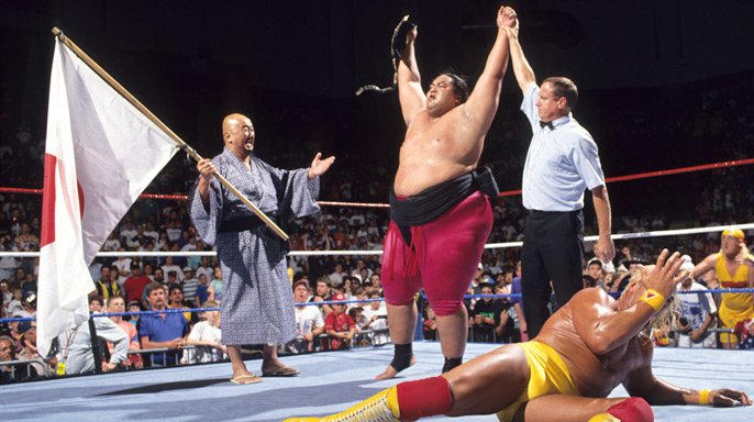 Per quasi un decennio questa è stata l'ultima immagine di Hulk Hogan in WWE - (Fonte: WWE.com)