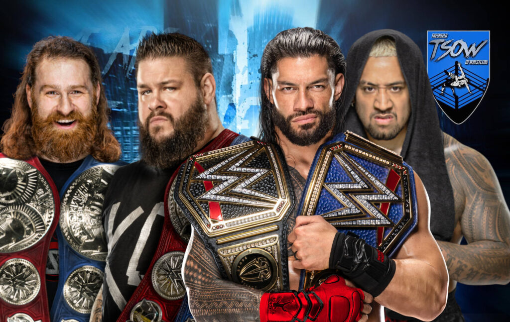 Roman Reigns e Solo Sikoa vs Owens e Zayn ufficiale per NOC