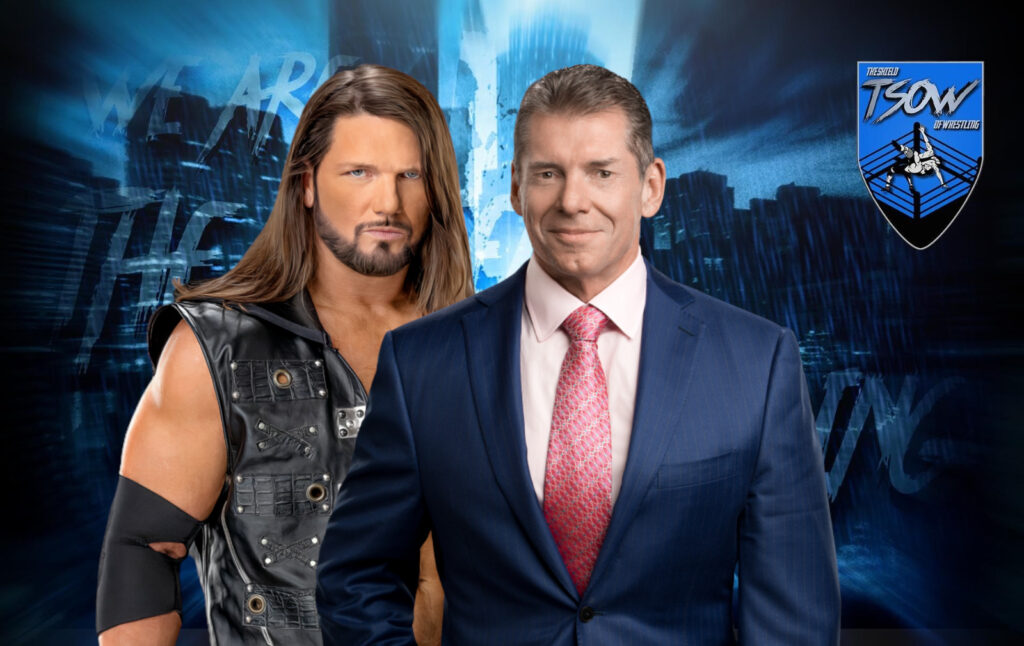 Vince McMahon non aveva piani per AJ Styles dopo il debutto