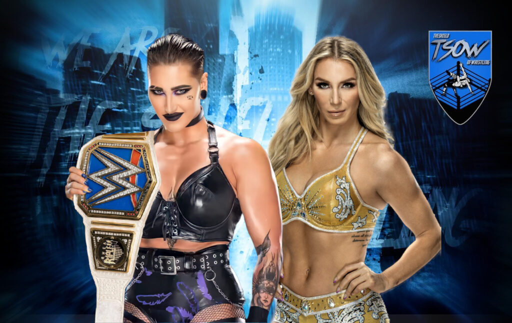 Charlotte Flair e Rhea Ripley sono state citate a Collision