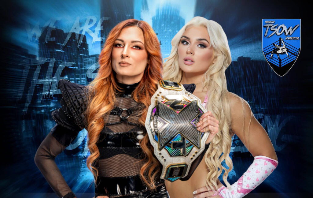 Becky Lynch vs Tiffany Stratton ufficiale per No Mercy 2023