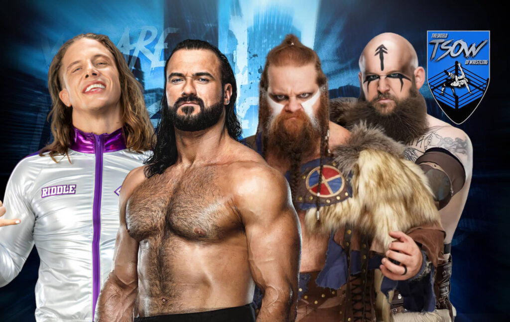 Viking Raiders battono Drew McIntyre e Matt Riddle a RAW