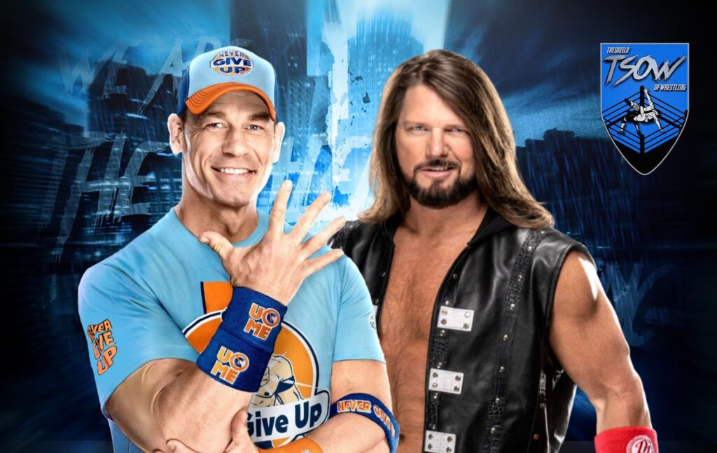 John Cena e AJ Styles hanno lottato in un dark match