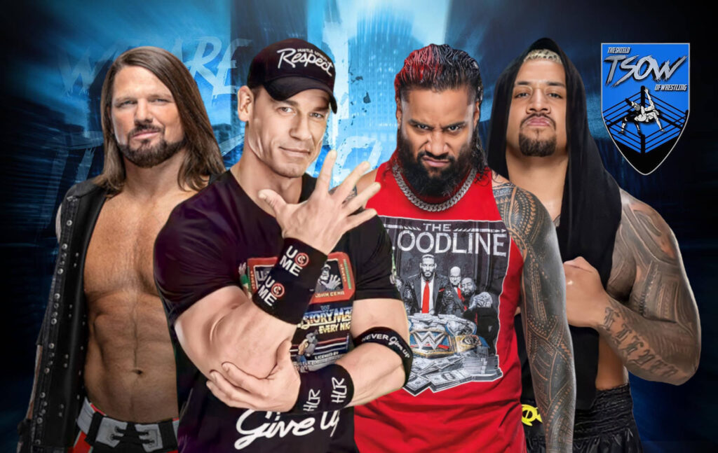 John Cena e AJ Styles vs Bloodline si farà a Fastlane 2023