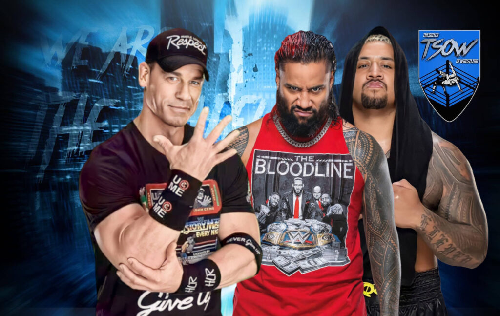John Cena affronterà da solo la Bloodline a Fastlane 2023