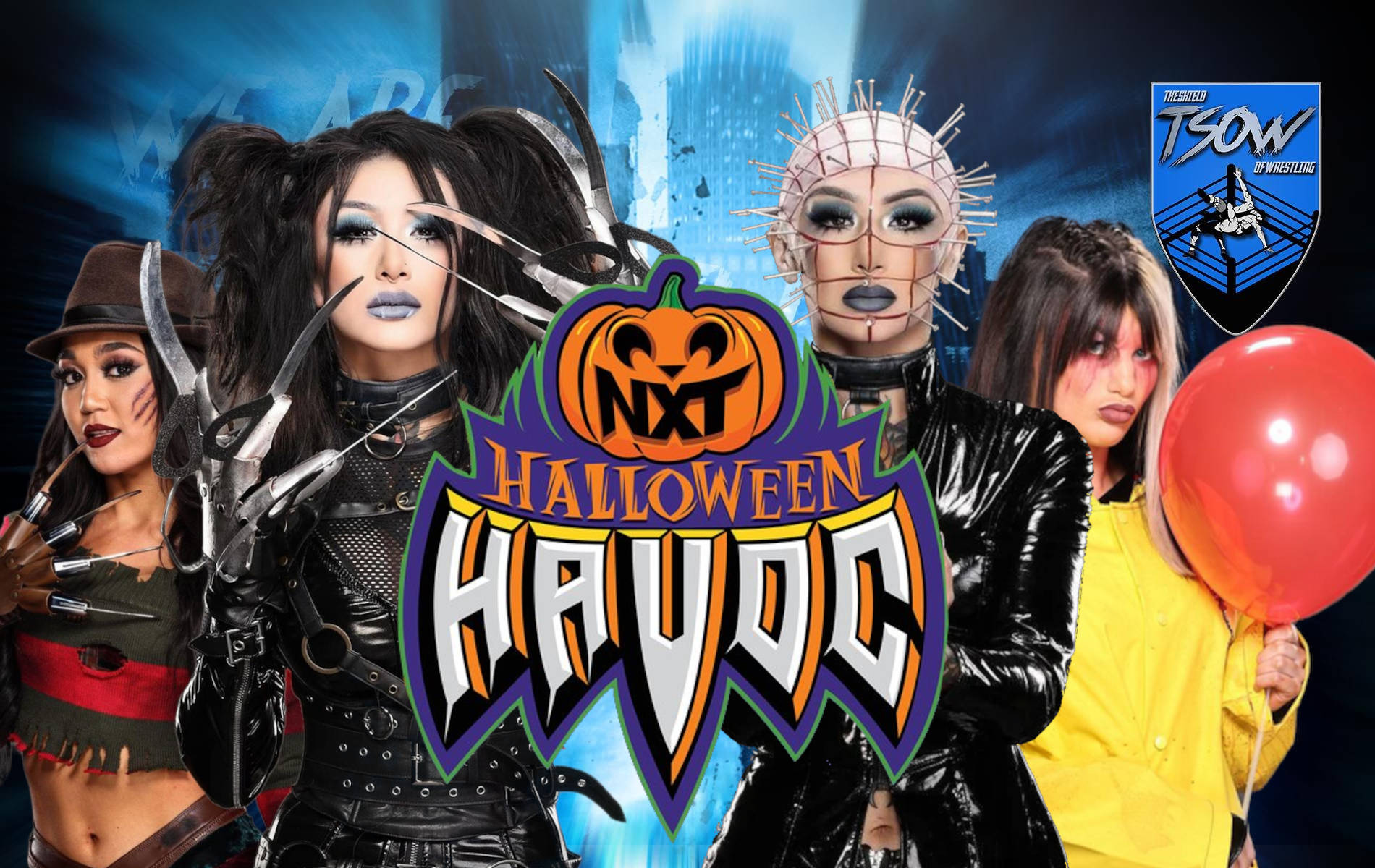 NXT Halloween Havoc 2023 tutti i costumi della Night 2
