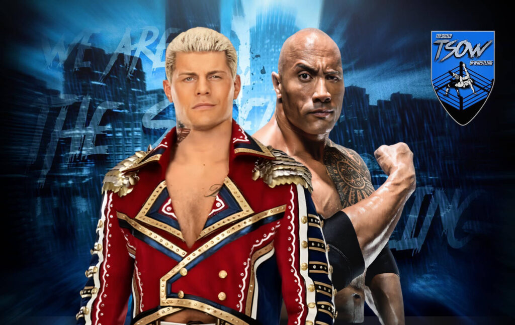 Cody Rhodes vs The Rock, battaglia a suon di magliette