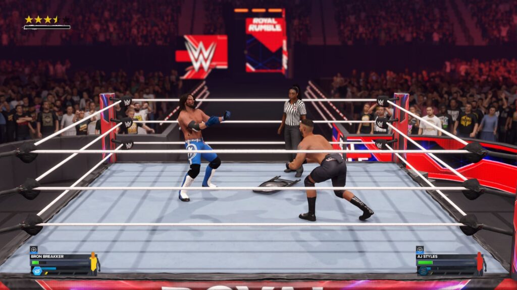 Il nuovo stacco di telecamera in WWE2K24