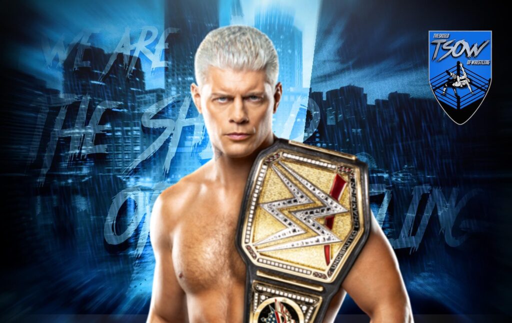 Cody Rhodes sbaglia la Cody Cutter e rischia un infortunio